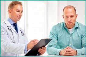 Le patient à la réception du médecin