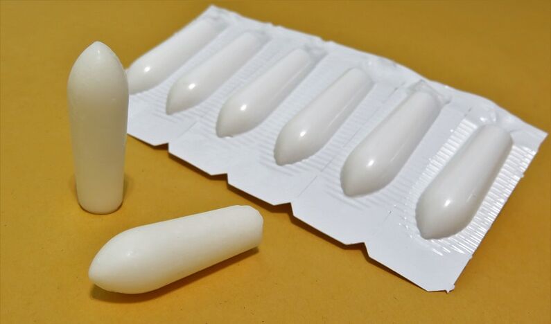 Suppositoires pour la prostatite